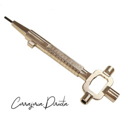 Llave de leva con cuadradillo válida para cerraduras Moia