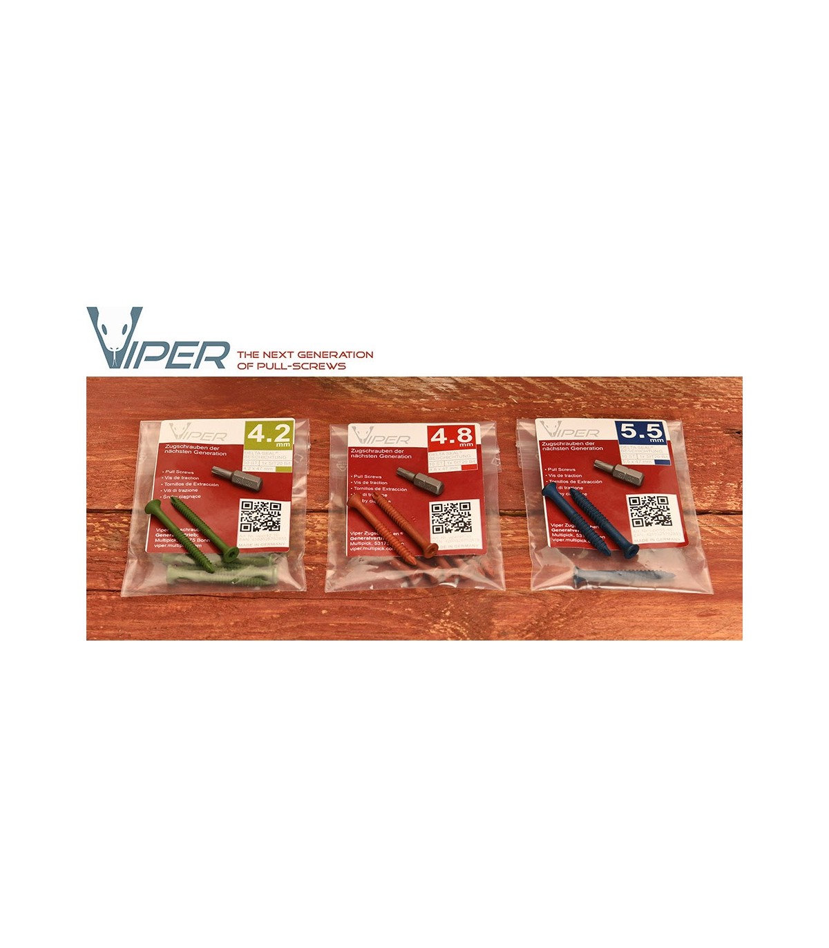 Pack 10 tornillos VIPER 4.2mm